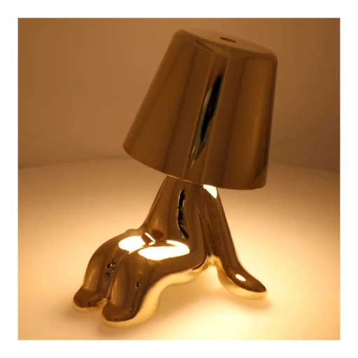 Éjjeliszekrényhez való asztali lámpa GOLD MAN Art Deco ülés (6. verzió) MLTL - 3