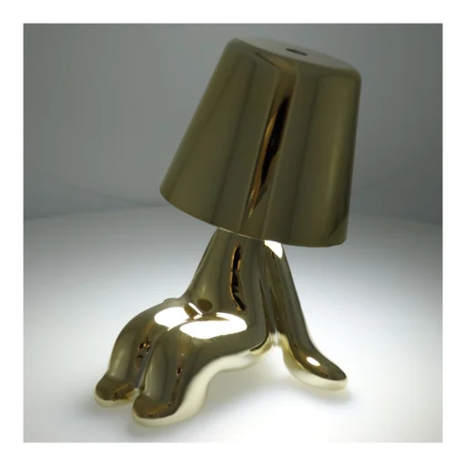 Éjjeliszekrényhez való asztali lámpa GOLD MAN Art Deco ülés (6. verzió) MLTL - 4