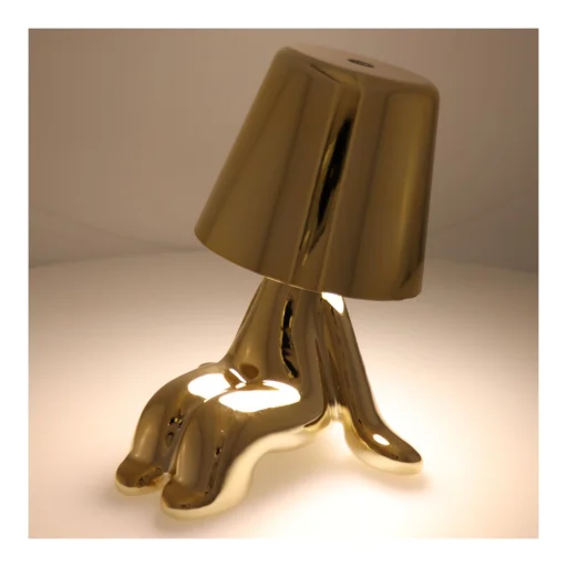 Éjjeliszekrényhez való asztali lámpa GOLD MAN Art Deco ülés (6. verzió) MLTL - 5