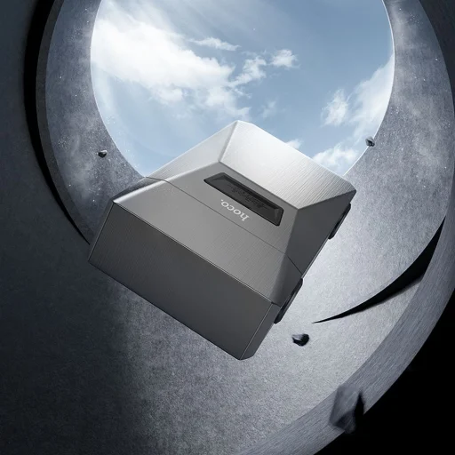 HOCO cinkötvözetből készült dupla borotva IPX7 HP31 fém szürke - 3