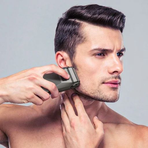 HOCO cinkötvözetből készült dupla borotva IPX7 HP31 fém szürke - 4