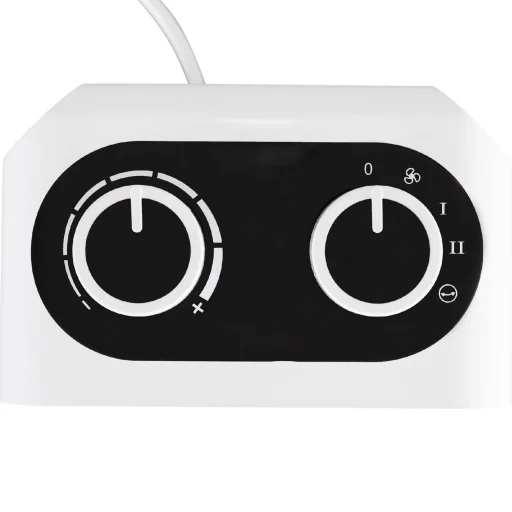 Home FK 51 álló elektromos kerámia fűtőtest, 1000W/1500W, oszcillálás, mechanikus termosztát, fehér - 2