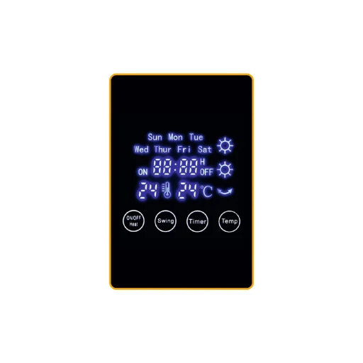 Home FKF 59201 fali ventilátoros fűtőtest, 1000W/2000W, stop program, távirányító, fehér - 2