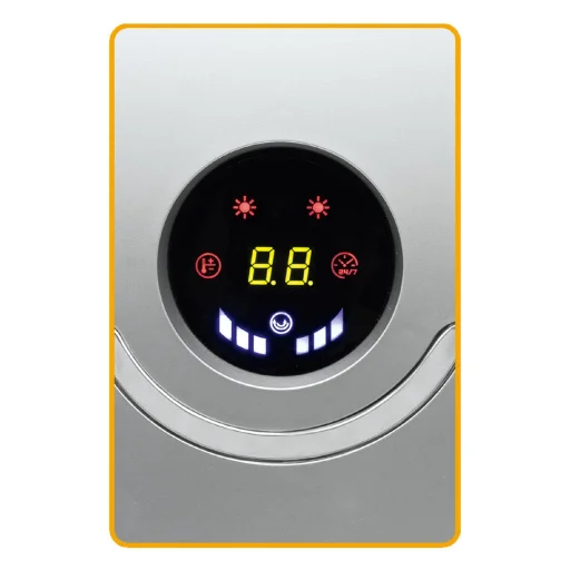 Home FKF 56202 fali ventilátoros fűtőtest, 1000W/2000W, heti program, távirányító, ezüst - 3