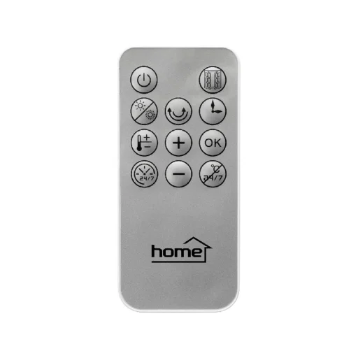 Home FKF 56202 fali ventilátoros fűtőtest, 1000W/2000W, heti program, távirányító, ezüst - 4