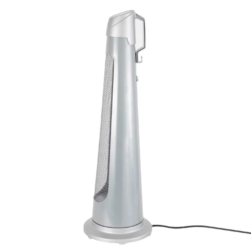 Home FK 252 álló elektromos karbon és halogén kombinált fűtőtest, 1200W/1200W, IPX4 védelem, távirányító, ezüst - 3