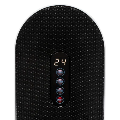 Home FK 54 álló elektromos kerámia fűtőtest, 1400W/2000W, oszcillálás, elektronikus termosztát, távirányító, fehér - 3