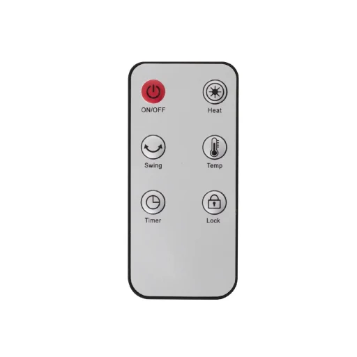 Home FK 54 álló elektromos kerámia fűtőtest, 1400W/2000W, oszcillálás, elektronikus termosztát, távirányító, fehér - 4