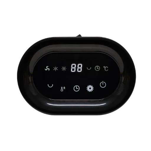 Home FK 55 álló elektromos kerámia fűtőtest digitális termosztáttal, 1000W/1500W, oszcillálás, kikapcsolás időzítő, fehér - 3