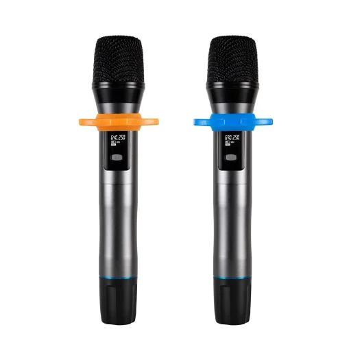 SAL MVN 910 vezeték nélküli mikrofonszett, digitális zajszűrés, 2x100 csatorna, ~140 m hatótáv, UHF frekvenciasáv, rack kompatibilis - 2