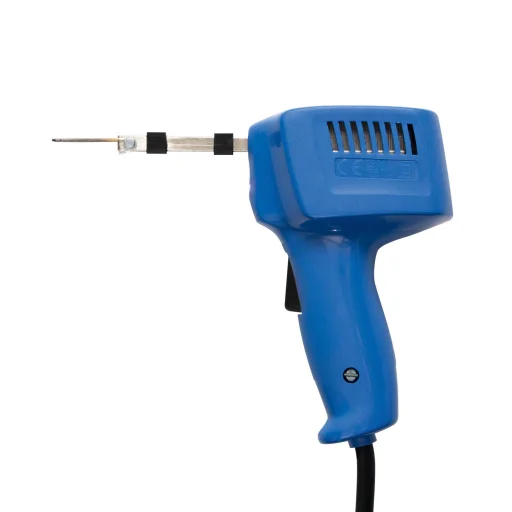 Home PP 75 forrasztópisztoly készlet, 75W/230V~/50Hz, beépített LED világítás, koffer további tartalma: 5+1 db forrasztócsúcs, 16 g forrasztógyanta, 10 g forrasztóón - 1