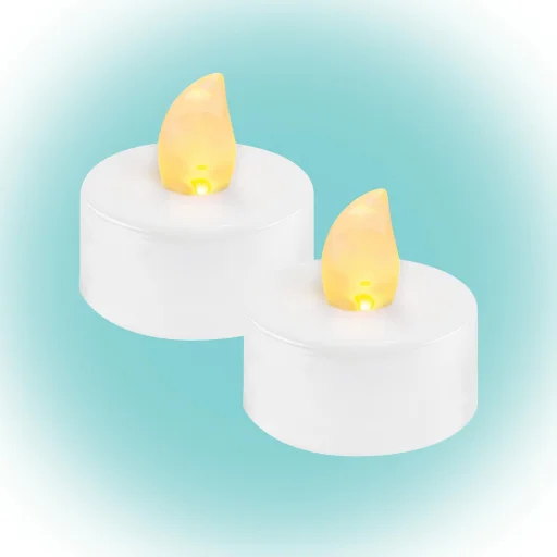 Home CD 2/WX LED-es teamécses, narancssárga LED, 2 db - 1