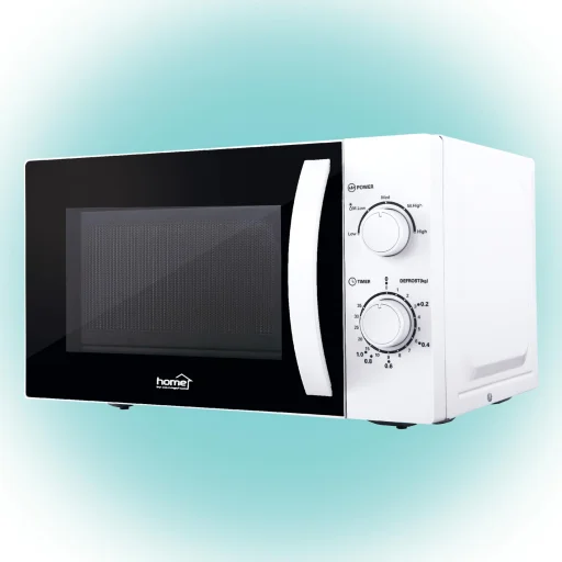 Home HG MH 21 mikrohullámú sütő, 700 W, 20 literes, 5 fokozatban állítható teljesítmény, fehér - 1