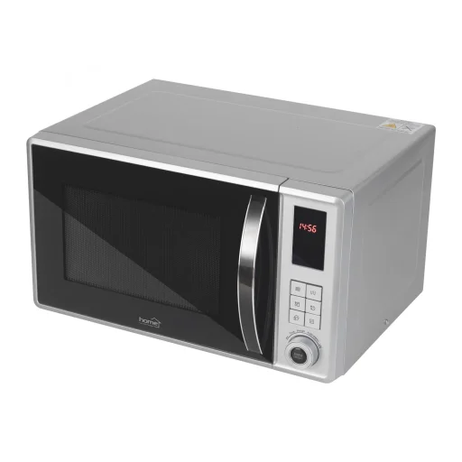 Home HG MH 23 GR mikrohullámú sütő grill funkcióval, digitális, 800 W, 23 literes, gyerekzár, szürke - 1