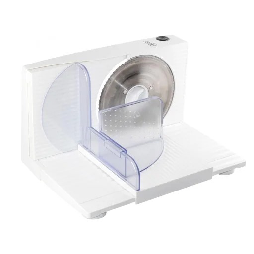 Home HG SZE 01 szeletelőgép, teljesítmény 150 W, szeletelési vastagság 0-1,5 cm, rozsdamentes forgókés ∅17 cm, összecsukható - 1