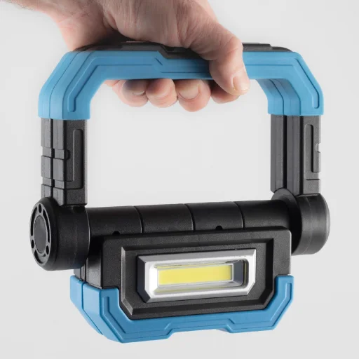 Home FLB 10C újratölthető COB LED fényvető, 2 x 5 W, 500 lm - 4 óra, 1000 lm - 2 óra, 5000 mAh - 5