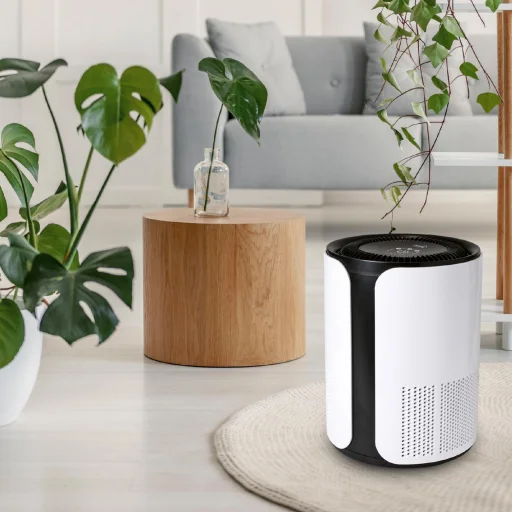 Home AIR 18 WIFI légtisztító, ajánlott szobaméret: max. 18 m2, légszállítás: 150 m3/óra, HEPA-szűrő, TUYA smart kompatibilis, anion funkció - 3