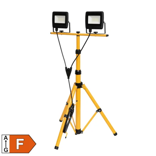 Home FLL STAND 2/30 állványos LED fényvető, 0,8 - 1,7 m, 2 x 30 W, 2 x 2400 lm, kül- és beltéri - 1
