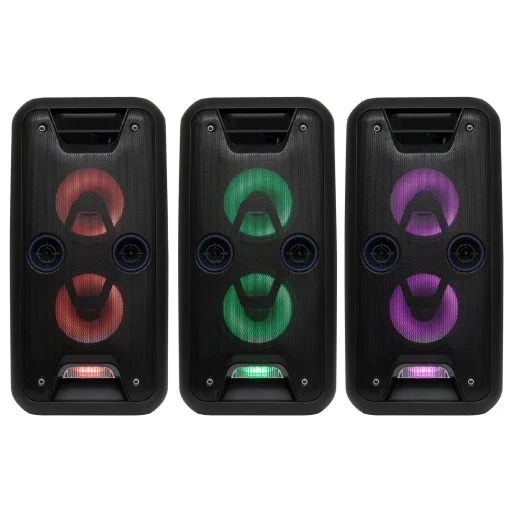 SAL PAR 2200BT hordozható party hangdoboz, 120 W, BT, FM rádió, AUX, MP3 felvétel, automatikus gyorstöltés - 3