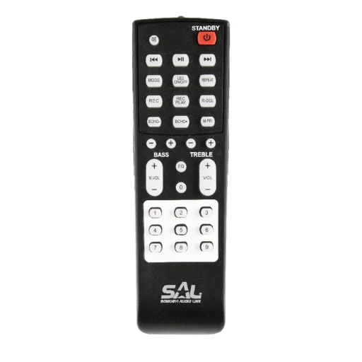 SAL PAR 2200BT hordozható party hangdoboz, 120 W, BT, FM rádió, AUX, MP3 felvétel, automatikus gyorstöltés - 6