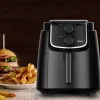 Midea MF-TN35D air fryer, forrólevegős fritőz, 3,5 literes sütőkosár, állítható hőmérséklet 200 °C-ig, 1500 W, fekete thumbnail