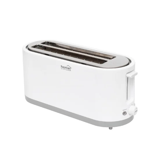 Home HG KP 42 4 szeletes kenyérpirító, 1400 W, cooltouch, 7 fokozat, zsemlemelegítő, fehér - 2