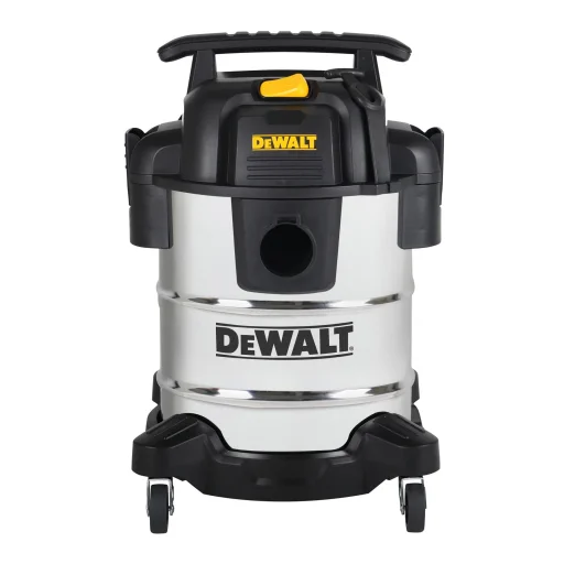 DeWALT DXV25S száraz-nedves porszívó, rozsdamentes váz, 25 liter, 15 Kpa, 37,8 l/s, 8 tartozék, 1050 W - 1
