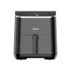 MIDEA MAD55005APKH Air Fryer, forrólevegős fritőz, 4.6 l kosár, 5.7 l üst, 1500 W, 60 p időzítő, 200 °C hőmérséklet, lecsatolható sütőkosár - 2