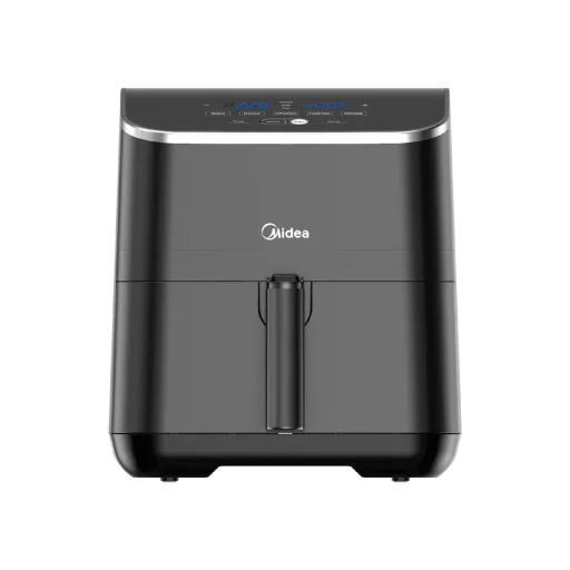 MIDEA MAD55005APKH Air Fryer, forrólevegős fritőz, 4.6 l kosár, 5.7 l üst, 1500 W, 60 p időzítő, 200 °C hőmérséklet, lecsatolható sütőkosár - 2
