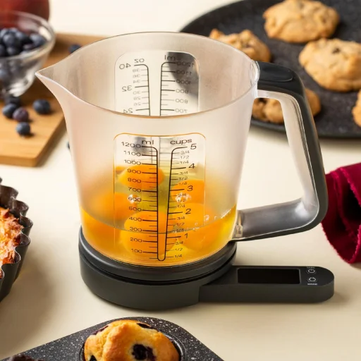 NAVA 10-274-001 Imperial digitális konyhai mérleg és mérőkancsó, 1,5l, 5kg - 5