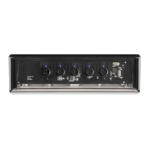 Home MECHACLOCK ébresztőóra multimédia lejátszóval, 3 W, fehér LED kijelző, FM rádió, BT, microSD, USB-C, ~15 óra üzemidő - 3