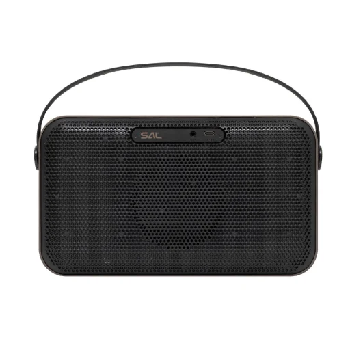 SAL BT4000 vezeték nélküli hangszóró, 2 x 8 W, Bass-reflex, AUX, beépített mikrofon, Soft Touch gombok,~18 h üzemidő, tartozék USB-C kábel - 4