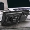 Hybridný pancierový obal Camshield s výklopným stojanom a ochranou kamery pre Samsung Galaxy A26 - čierny thumbnail