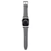 Karl Lagerfeld Saffiano Monogram szíj Apple Watch 38/40/41mm - ezüst - 2