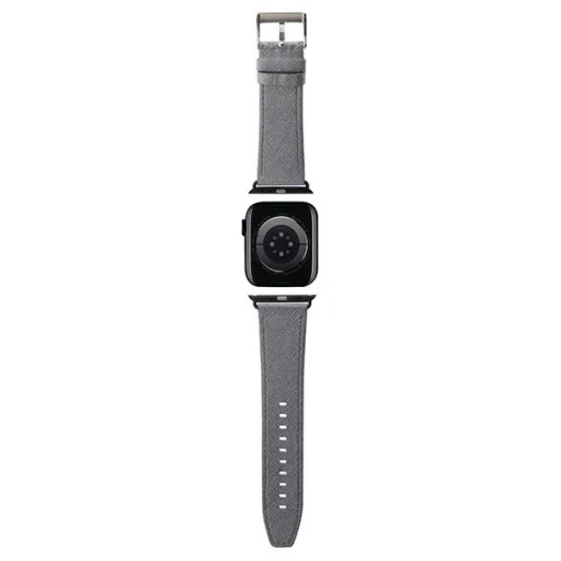 Karl Lagerfeld Saffiano Monogram szíj Apple Watch 38/40/41mm - ezüst - 2