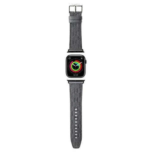 Karl Lagerfeld Saffiano Monogram szíj Apple Watch 38/40/41mm - ezüst - 1