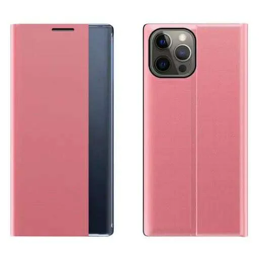 New Sleep fliptok állvány funkcióval Samsung Galaxy A56 - rózsaszín tok - 1