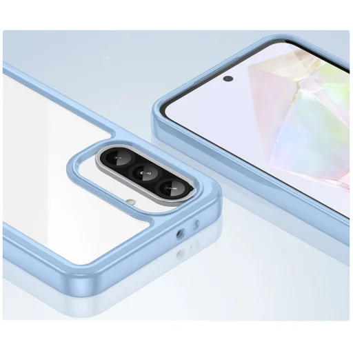 Outer Space tok Samsung Galaxy A56 telefonhoz, rugalmas kerettel - kék - 6