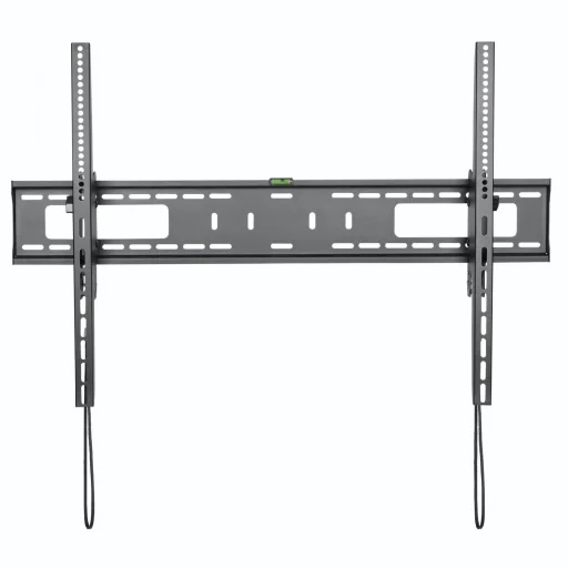 Home LCDH 30 LCD/LED TV fali tartó, 60” - 100” képernyőméretig, max. 75 kg teherbírás, automata rögzítés gyorskioldó, vízszintezővel, rögzítő elemek - 3
