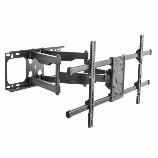 Home LCDH 31 LCD/LED TV fali tartó, 37” - 90” képernyőméretig, max. 75 kg teherbírás, teljesen mozgatható, fali rögzítő elemek tartozékok - 1