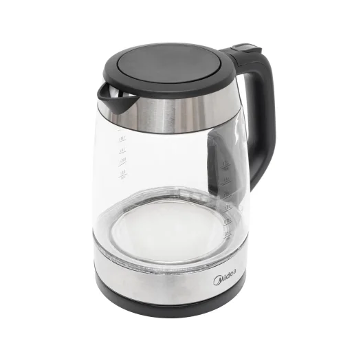 Midea MK-17G03A2 üveg vízforraló, max. 2200 W, 1,7 literes, vezetéktároló, kék megvilágítás - 1