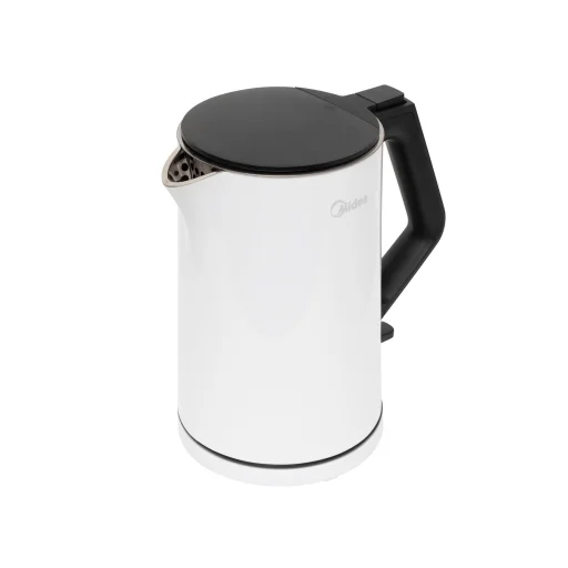 Midea MK-15H01A vízforraló, max. 2200 W, 1,5 L, duplafalú, fehér-fekete - 1