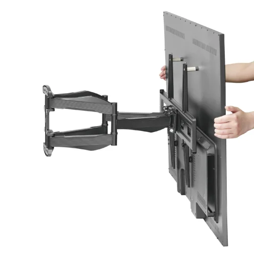 Home LCDH 33 LCD/LED TV fali tartó, 37\-80\" képernyőméretig, 45 kg teherbírás, teljesen mozgatható, fali rögzítő elemek tartozékok" - 3