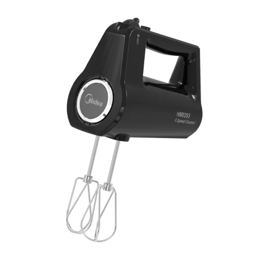 Midea HM0293N kézi mixer, 5 sebesség + turbó fokozat, 400 W, fekete - 1