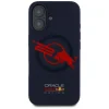 Eredeti RED BULL HC Szilikon Tok ORBR20 Logo Piros Béléssel Magsafe iPhone 16-hoz, tengerészkék tok thumbnail