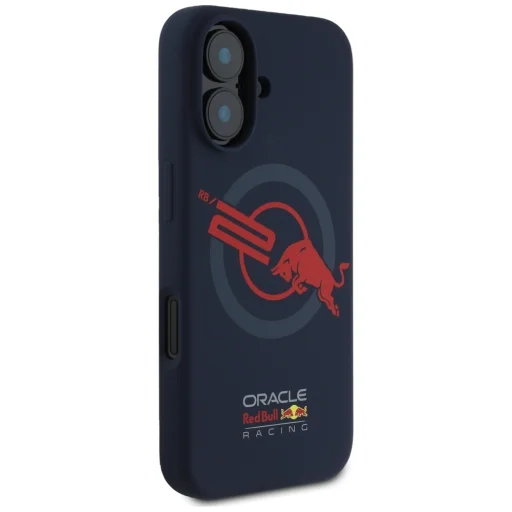Eredeti RED BULL HC Szilikon Tok ORBR20 Logo Piros Béléssel Magsafe iPhone 16-hoz, tengerészkék tok - 4