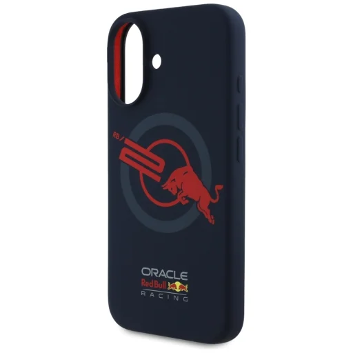 Eredeti RED BULL HC Szilikon Tok ORBR20 Logo Piros Béléssel Magsafe iPhone 16-hoz, tengerészkék tok - 6