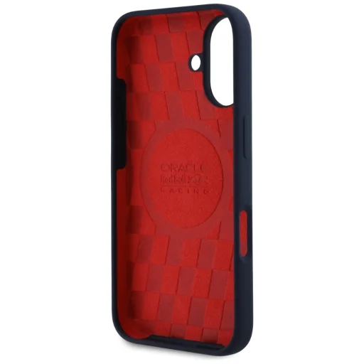 Eredeti RED BULL HC Szilikon Tok ORBR20 Logo Piros Béléssel Magsafe iPhone 16-hoz, tengerészkék tok - 7