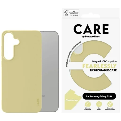 CARE by PanzerGlass Fashion QI Tok Samsung Galaxy S25 Plus - Lila Tok - 1