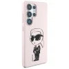 Eredeti Pouch KARL LAGERFELD Szilikon Graffiti Ikonik Nyomtatott Logó MagSafe Samsung Galaxy S25 Ultra pink tok thumbnail